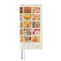 Agenda Hobonichi Techo 2025 Weeks MOTHER - Tamanho 18,8 x 9,4 cm (Inglês)