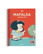 Agenda Mafalda 2024 Espiral Coluna Vermelha em espanhol - Granica