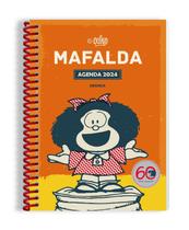 Agenda Mafalda 2024 Espiral Módulos Laranja em espanhol - Granica