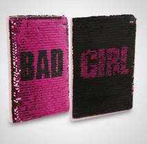 Agenda Mágica Bad Girl - Pink & Black Lantejoulas Reversíveis) Agenda Mágica Bad Girl - Pink & Black Lantejoulas Reversíveis)