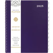 Agenda mensal Artfan 2025, de janeiro a dezembro - roxa