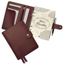 Agenda Minhas Receitas 195-R Personalizada Raffai Couros Agenda Minhas Receitas 195-R Personalizada Raffai Couros