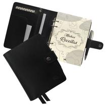 Agenda Minhas Receitas 195-R Personalizada Raffai Couros