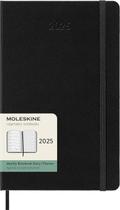 Agenda Moleskine Classic 12 meses 2025 semanal grande preta
