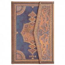 Agenda Paperblanks 2024 Mini Safavid Indigo DE0424-0