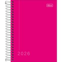 Agenda Pepper Espiral Rosa M4 Tilibra 2026 Agenda Pepper Espiral Rosa M4 Tilibra 2026