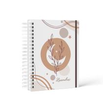 Agenda Permanente Abstrata 2 - Tamanho A5 com Capa Dura e Laminada Agenda Permanente Abstrata 2 - Tamanho A5 com Capa Dura e Laminada