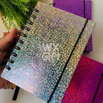 Agenda Permanente Colorida com Glitter A6 - Win Paper / WX Gift