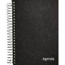 Agenda Permanente Espiral Capa Dura Preta 160 Folhas Agenda Permanente Espiral Capa Dura Preta 160 Folhas