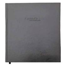 Agenda Permanente Lomb Quad138X200Mm Executiva Preta 400Pgs