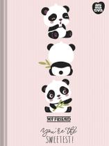 Agenda Permanente Pandinha My Friend Costurada 64 Folhas 3 Dias Por Página 12cmx16cm - Animativa