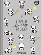 Agenda Permanente Pandinha My Friend Costurada 64 Folhas 3 Dias Por Página 12cmx16cm - Animativa
