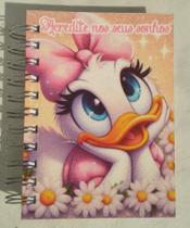 Agenda Personalizada Permanente 15.5 x 11cm Margarida Acredite nos seus Sonhos