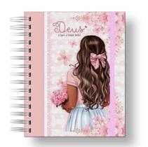 Agenda Personalizada Permanente e Anual 2025 Capa personalizadas Deus é Bom o Tempo Todo