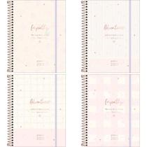 Agenda Planner 2024 Soho CD Espiral 80 Folhas Pacote com 04 Unidades