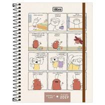 Agenda planner 2027 M7 Rafaella Tuma 80 folhas Tilibra Cor:Cafe