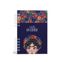 Agenda Planner A5 Permanente Caderno Planejamento Capa Dura Wire-o - Frida Kahlo