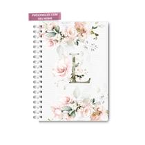 Agenda / Planner Alfabeto Floral L - Luhcustomm