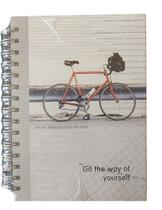 Agenda Planner Caderno Caderneta A5 Bicicletas Espiral Dupla Folhas Pautadas