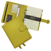Agenda Planner Couro 2025 126-R Personalizada Raffai Couros