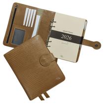Agenda Planner Couro 2026 126-R Raffai Couros