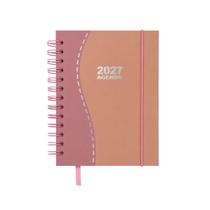 Agenda Planner Espiral 2027 Pequena Capa Dura Classic -