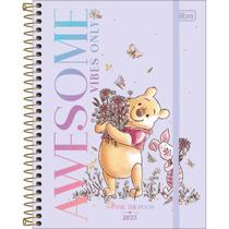 Agenda Planner Espiral Ursinho Pooh 2025 Tilibra M7 17x24 Cm