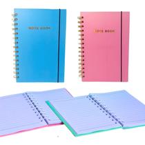 Agenda Planner Permanente Caderno Espiral Folhas Pautadas - Note Book