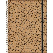 Agenda Planner Permanente Kraft Black Espiral 160Pg