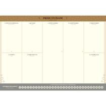 AGENDA/PLANNER Permanente KRAFT GOLD Bloco Planner 52FLS - Kamero