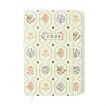 Agenda Planner Semanal 2026 14x21cm Jardim Off White Cicero