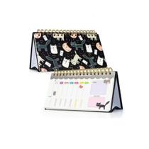 Agenda Planner Semanal Gatinhos 52 Páginas Capa 4- Quanhe Agenda Planner Semanal Gatinhos 52 Páginas Capa 4- Quanhe