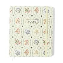 Agenda Planner Semanal Planejamento 2026 17x19,5cm Jardim Off White Cicero