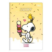 Agenda Planner Snoopy 2026 Grampeado 20 Folhas Amarelo - Tilibra Agenda Planner Snoopy 2026 Grampeado 20 Folhas Amarelo - Tilibra