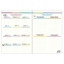 Agenda Planner Snoopy 2026 Grampeado 20 Folhas Rosa - Tilibra