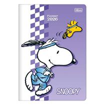 Agenda Planner Snoopy 2026 Grampeado 20 Folhas Roxo - Tilibra