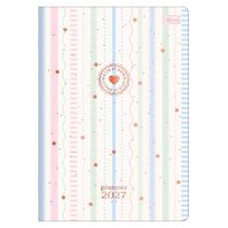 Agenda Planner Soho 2027 Grampeado 20 Folhas Listras Vertical - Tilibra