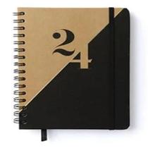 Agenda Planner Wire O 2024 Kraft Notas A5 Vinte E Quatro