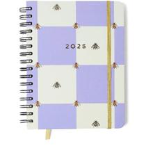 Agenda Planner Wire-o 2025 MELISSA Casa das Abelhas Lilás