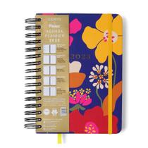 Agenda planner wire o 2025 polen diaria a5 aromas azul