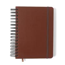 Agenda Planner Wire-o 2026 Clássica Diária A5 Café