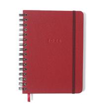 Agenda Planner Wire-o 2026 Clássica Semanal Anotações A5 Vermelho Quente Agenda Planner Wire-o 2026 Clássica Semanal Anotações A5 Vermelho Quente