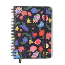 Agenda Planner Wire-o 2026 Doce Florada Semanal Anotações A5 Preto Agenda Planner Wire-o 2026 Doce Florada Semanal Anotações A5 Preto