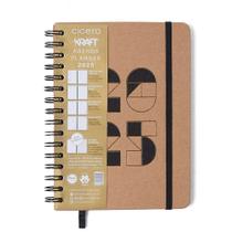 Agenda planner wireo 2025 kraft semanal anotacoes a5 2025 Agenda planner wireo 2025 kraft semanal anotacoes a5 2025