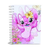 Agenda Stitch Angel Permanente Capa MDF 380 páginas 15x20cm