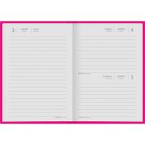 Agenda Tilibra 2021 Pepper Rosa Costurada CD 160F