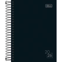 Agenda Tilibra Espiral Spice Preta M3 391026 Agenda Tilibra Espiral Spice Preta M3 391026