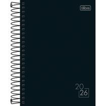 Agenda Tilibra Espiral Spice Preto 14,0 cm x 20,0 cm M6 354830 Agenda Tilibra Espiral Spice Preto 14,0 cm x 20,0 cm M6 354830