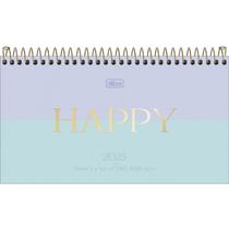 Agenda Tilibra Happy Espiral Semanal De Bolso 16,7 X 8,9 cm 2025