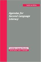 Agendas For Second Language Literacy - Book